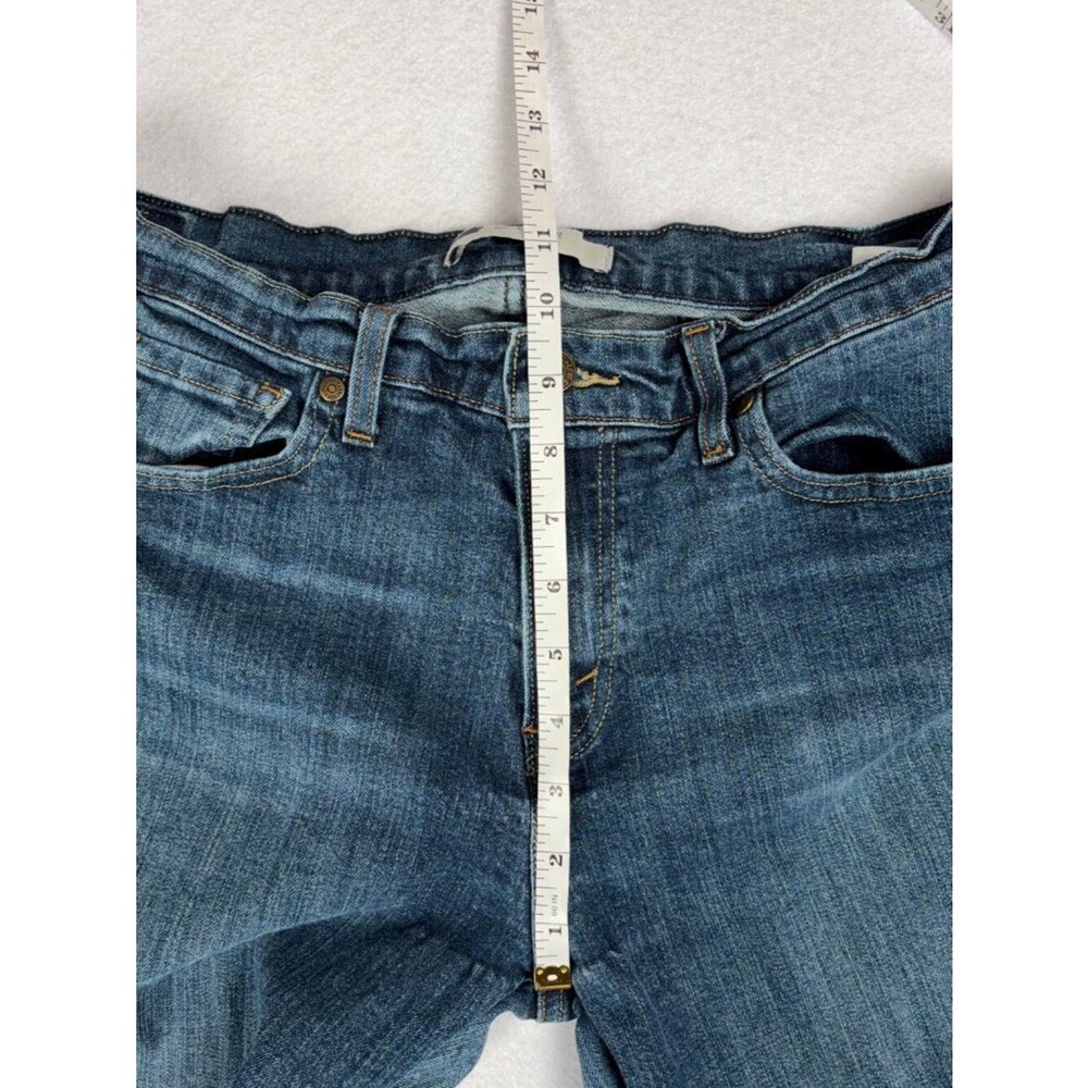 Levi's 515 Bootcut Jeans Women's 12M (32x30) Dark Wash Flap Pockets Western Y2K - Picture 7 of 13